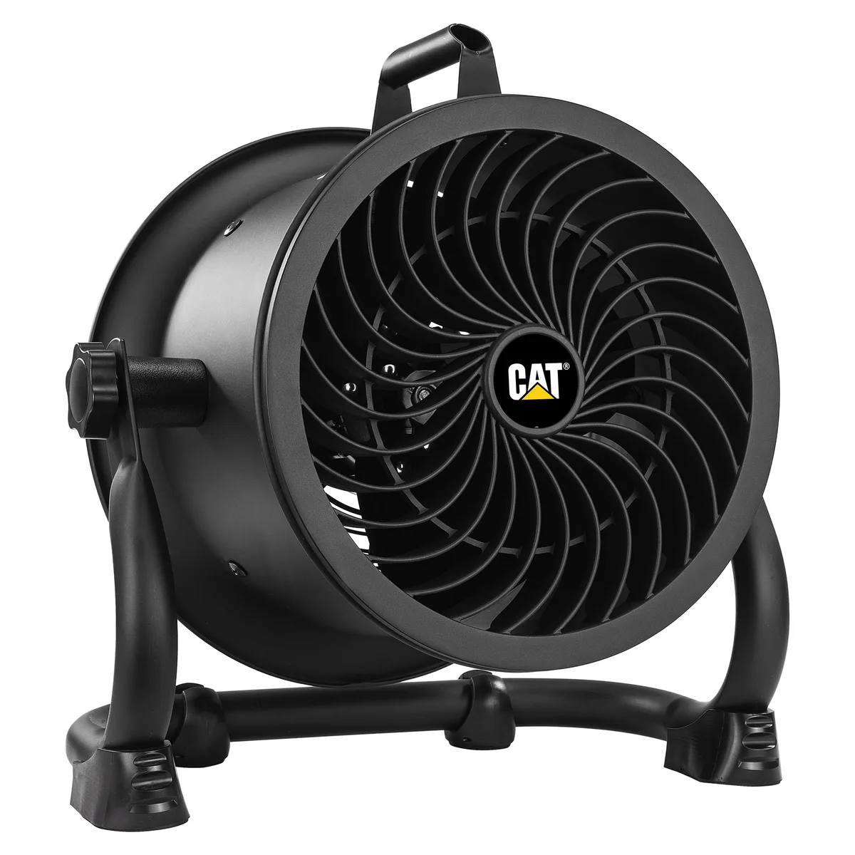 Caterpillar Caterpillar CF-HVD-9AC-BLK 9" High-Velocity Drum Fan Black 940 CFM 4-Speed 360° Pivoting Head — product photo