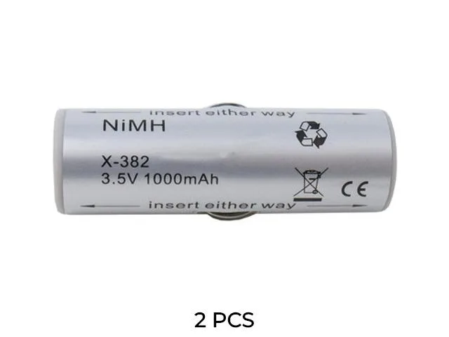 DUSLAN DUSLAN X-382 3.5V 1000mAh NiMH standard battery 2-pack — product photo