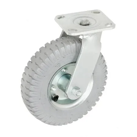 Global Industrial Global Industrial 748042 8 Inch Full Pneumatic Swivel Plate Caster 300 lb — product photo