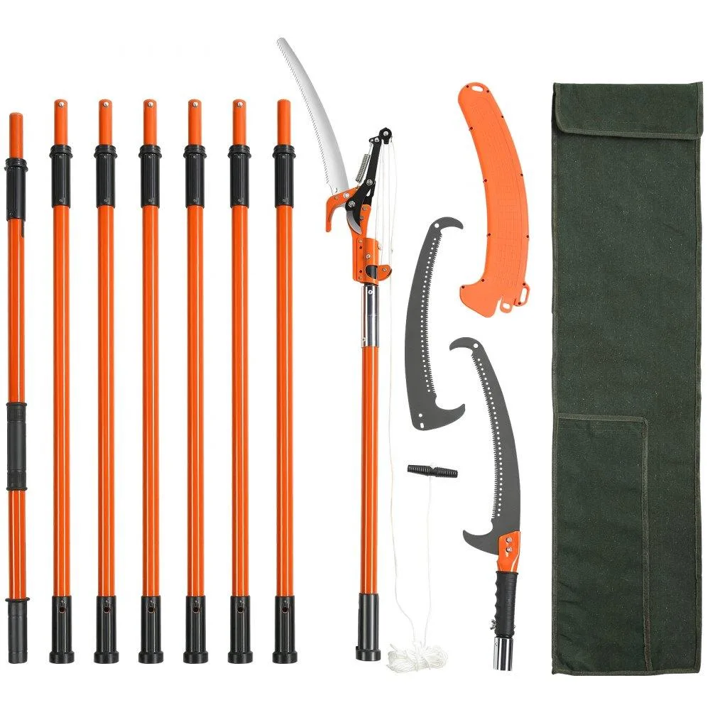 VEVOR VEVOR Manual Pole Saw 7.3-27 ft 8 Fiberglass Poles 13 lbs — product photo