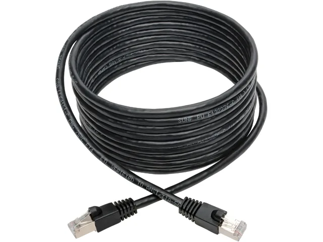 Tripp Lite Tripp Lite N262-012-BK Cat6a Shielded Ethernet Cable 12 ft Black — product photo