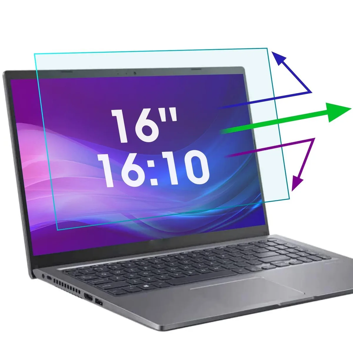 ARENTI ARENTI 2 Pack 16 Inch Anti Blue Light Screen Protector 1920x1200 — product photo