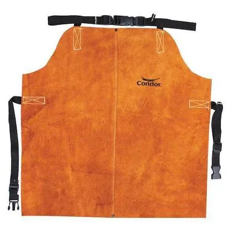 Condor Condor 4KXH2 Welding Apron Leather 24 in Brown Universal — product photo