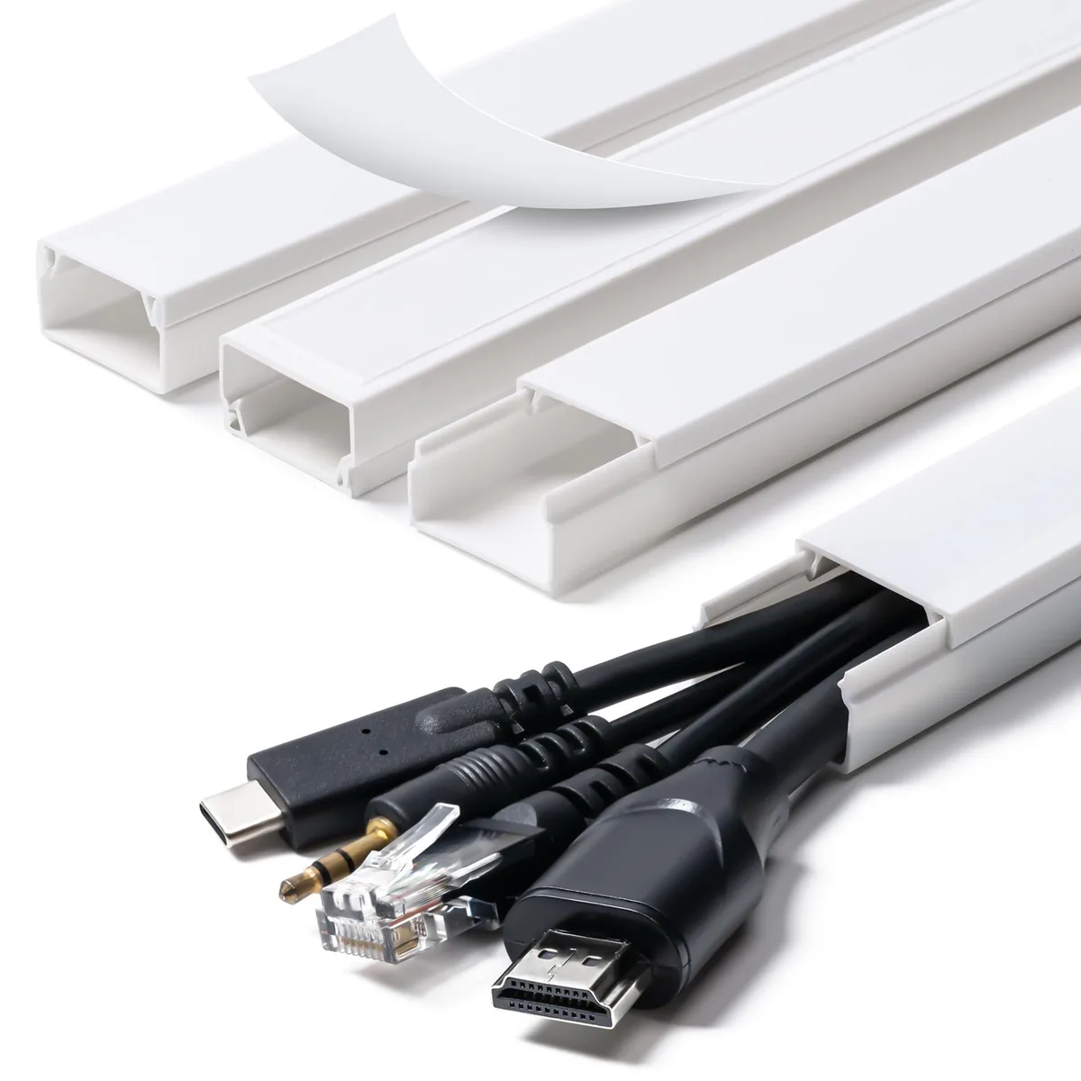  CADONO 58in Cable Raceway White 4x14.5in — product photo