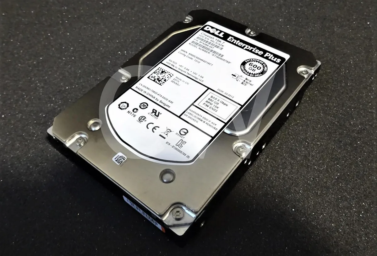 DELL DELL 0VX8J ST3600057SS 600GB 15KRPM SAS 3.5in internal hard drive — product photo