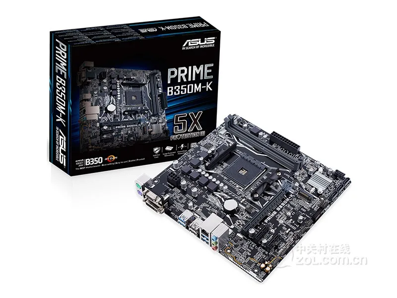 ASUS ASUS PRIME B350M-K AMD motherboard AM4 B350 chipset — product photo