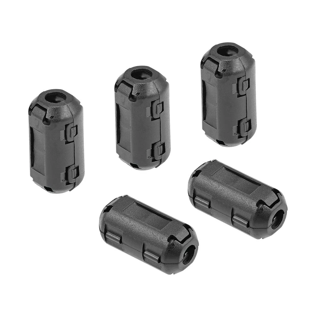 Unique-Bargains Unique-Bargains 5mm Ferrite Core Cable Clip 5pcs Black 3.5-5.0mm — product photo