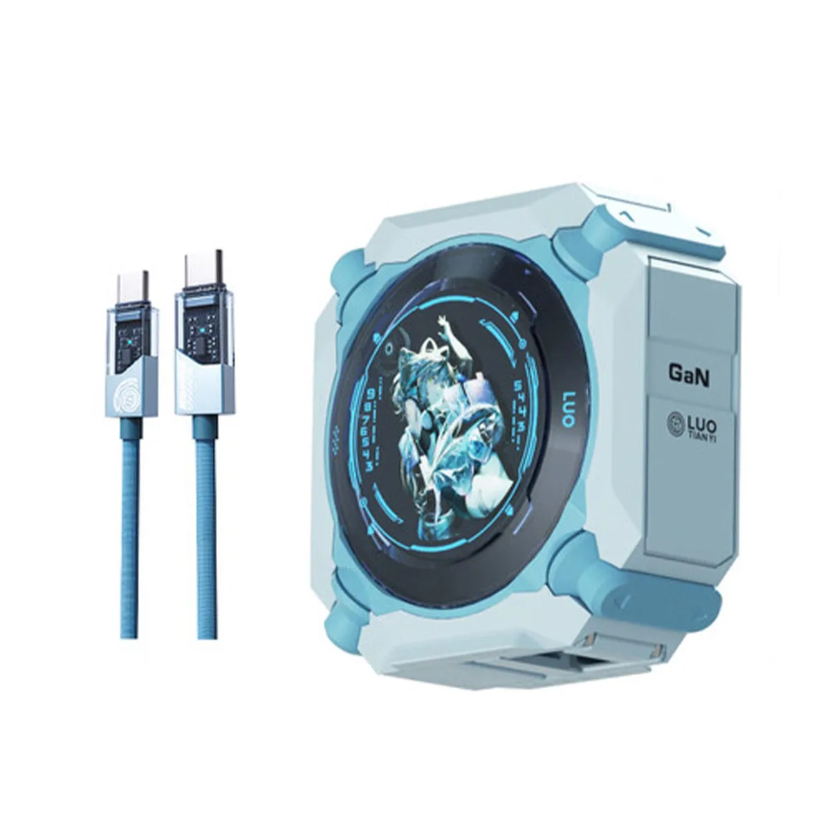 songx songx Luo Tianyi 70W GaN USB Charger 3-Port 1.5h Laptop Charge — product photo