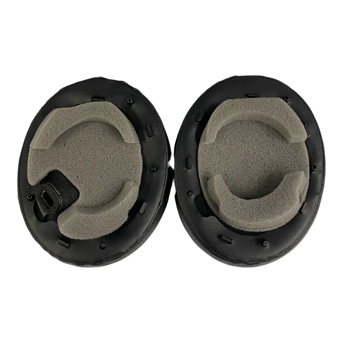 Pair of black oval ear cushions for Sony WH-1000XM4 headphones