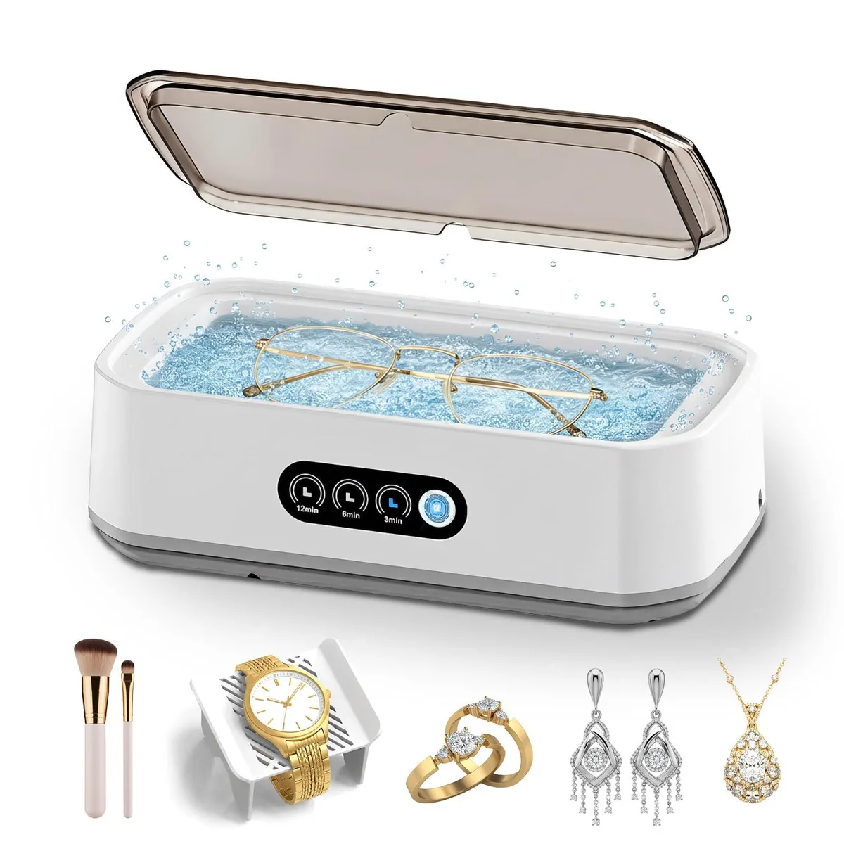  Blazeavian 49 kHz Ultrasonic Cleaner 650 ml White — product photo