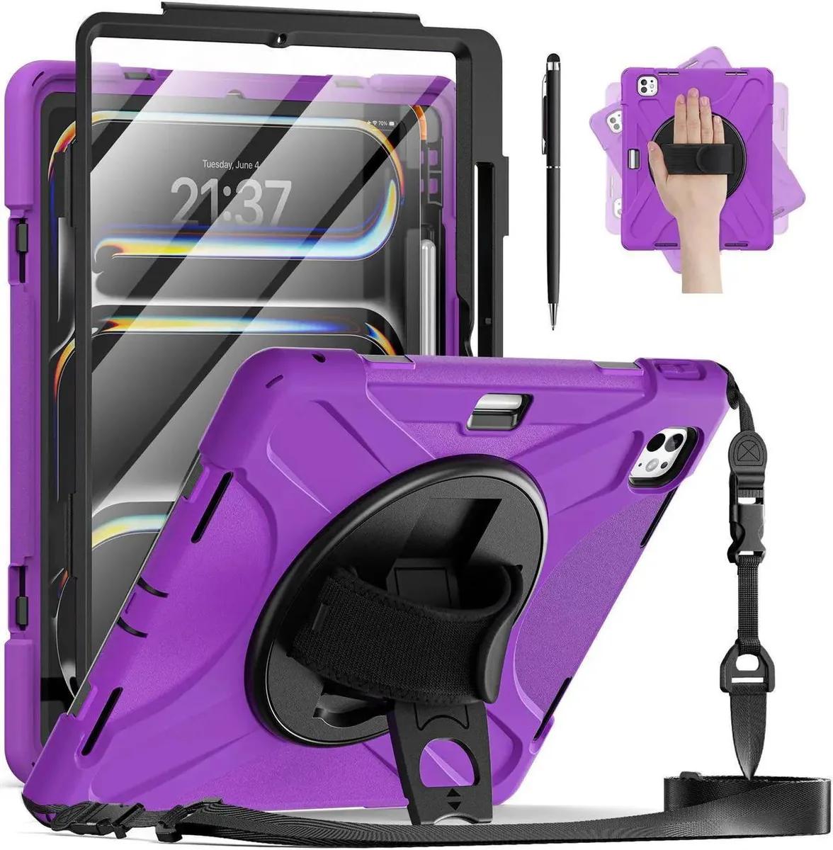 BONAEVER BONAEVER A3360/A3361/A3362 iPad Pro 13 inch 2024/2025 case Purple — product photo