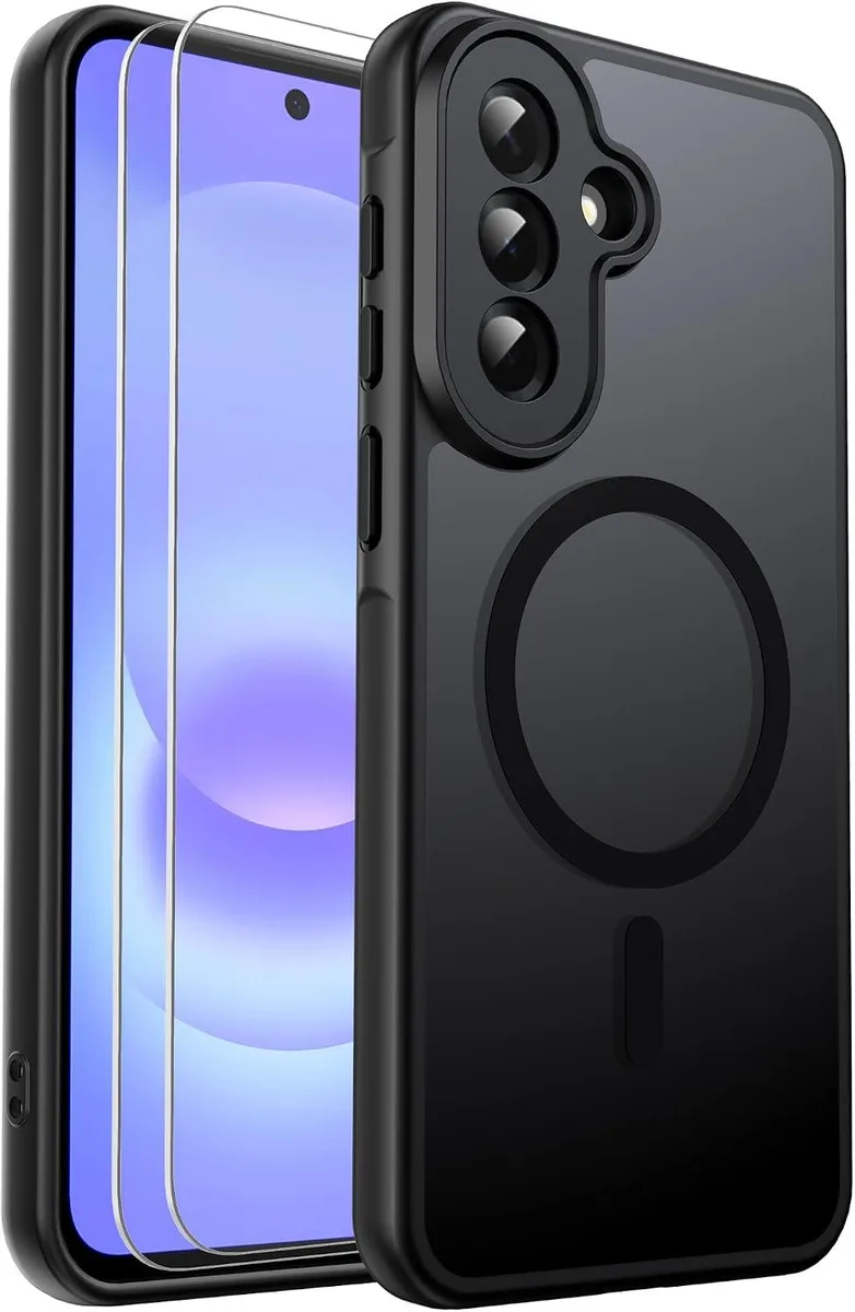 Transcend Transcend Galaxy A37 5G Case with Screen Protectors (Black) — product photo
