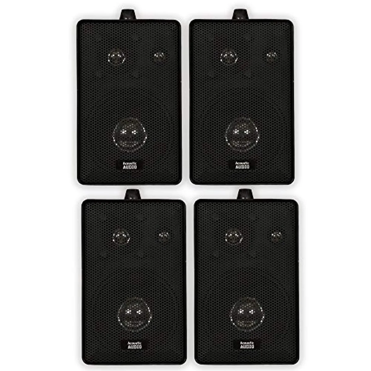 Acoustic Audio Acoustic Audio 251B Indoor Outdoor 3 Way 800W Black 2 Pair home audio speaker — product photo