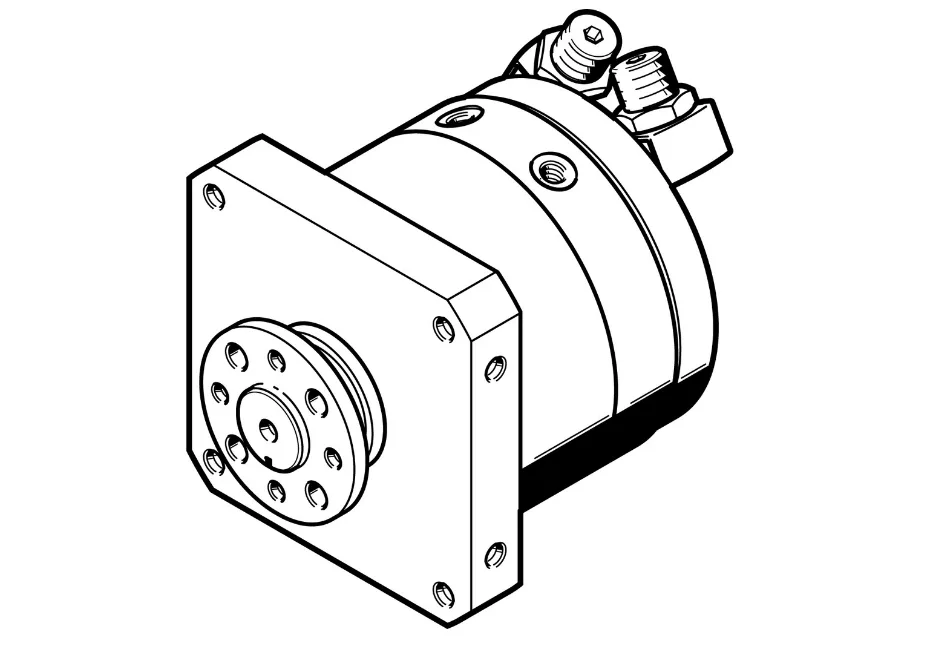 Festo Festo DSM-T-63-270-P-FW-A-B rotary actuator 1145117 — product photo