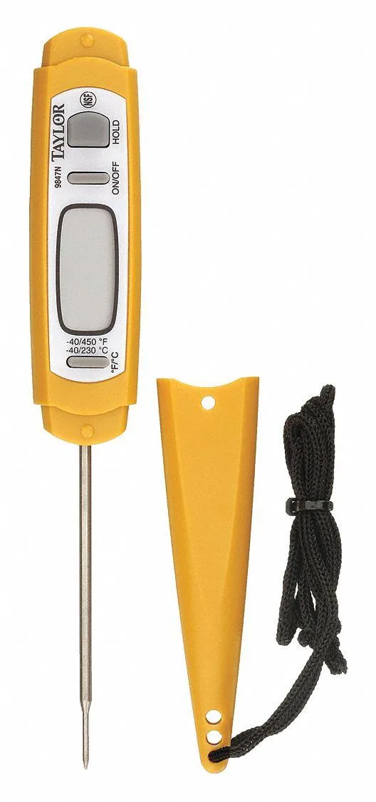 Taylor Taylor 9847FDA 6" LCD Digital Food Service Thermometer -40 to 450°F — product photo