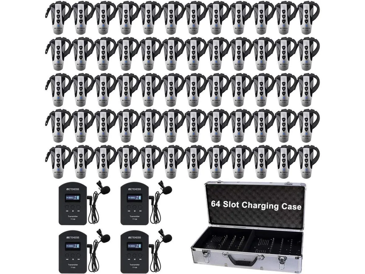 BFKK BFKK TT106 4Tx 60Rx 64-Slot Charging Case Live Sound Wireless System — product photo