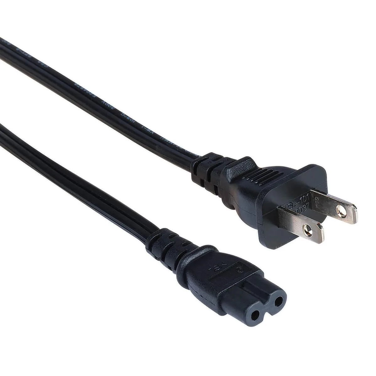 Altatac Altatac 6ft IEC 320 C7 to NEMA 1-15P 2-prong non-polarised computer power cord — product photo