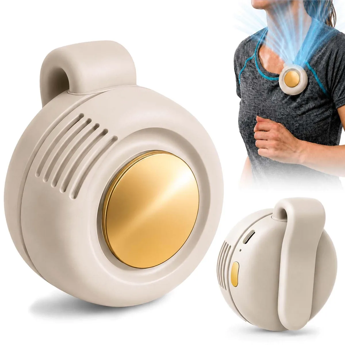  Portable Silent Mini Bladeless Clip Fan UroLrHi outdoor fan — product photo