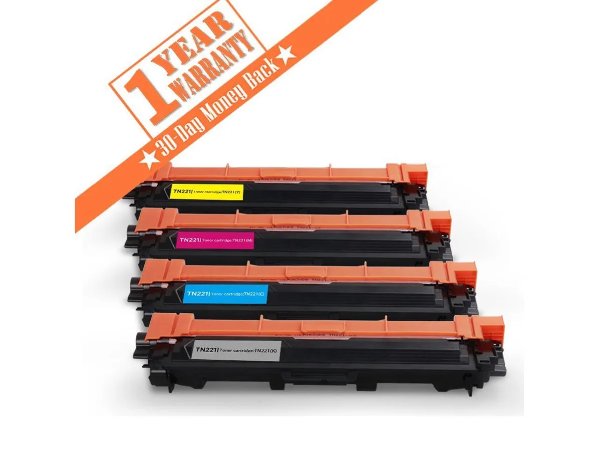 V4ink V4ink TN221/TN225 4PK Black Cyan Magenta Yellow Toner Cartridges — product photo