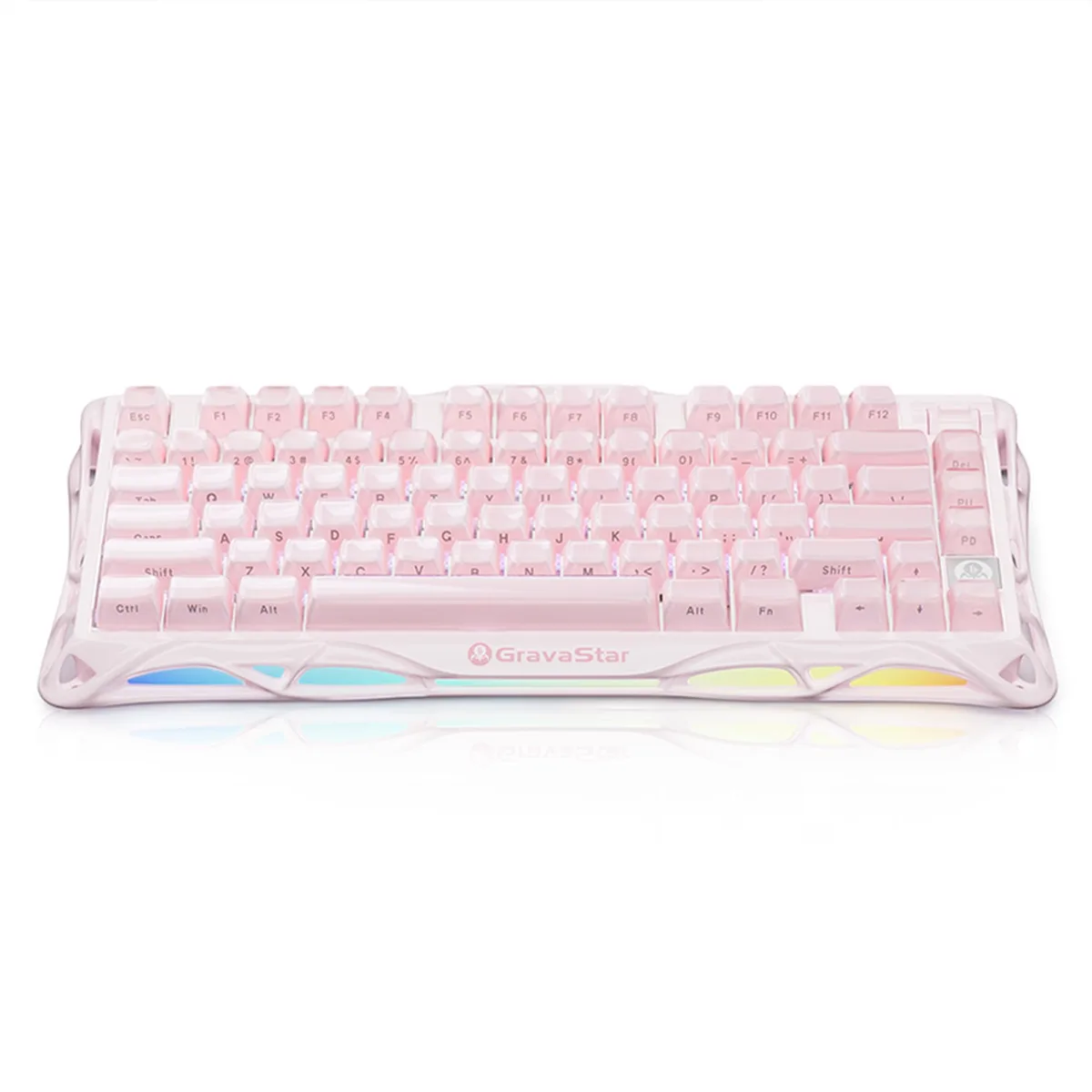 GravaStar GravaStar K1 Sakura Pink 75% 79-key Gaming Keyboard — product photo