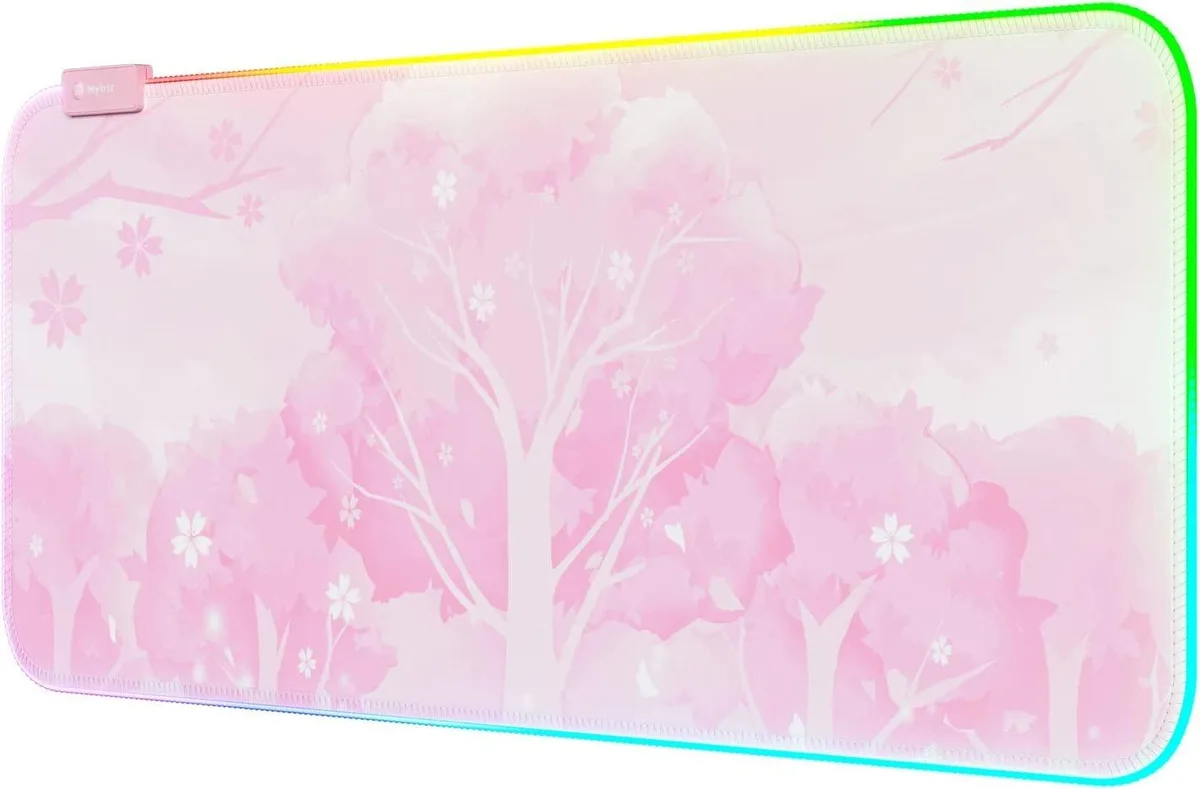  Mytrix Large Mouse Pad Pink RGB 14 Modes 800x300x4mm — product photo
