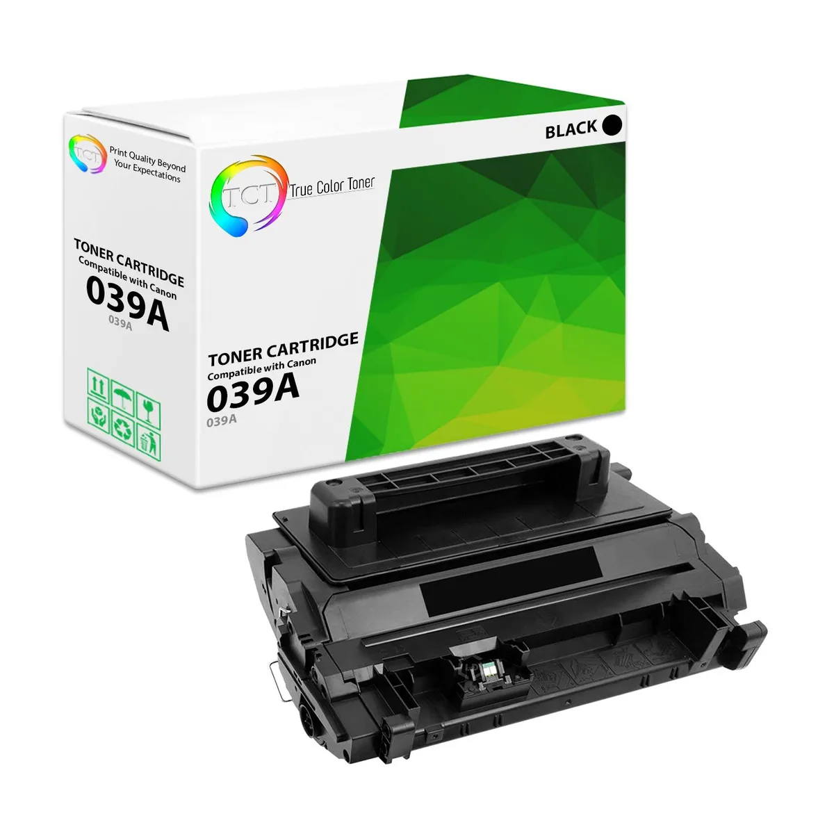 True Color Toner True Color Toner 039A Black Toner Cartridge 11000 Pages for Canon 039 LBP351dn LBP352dn — product photo