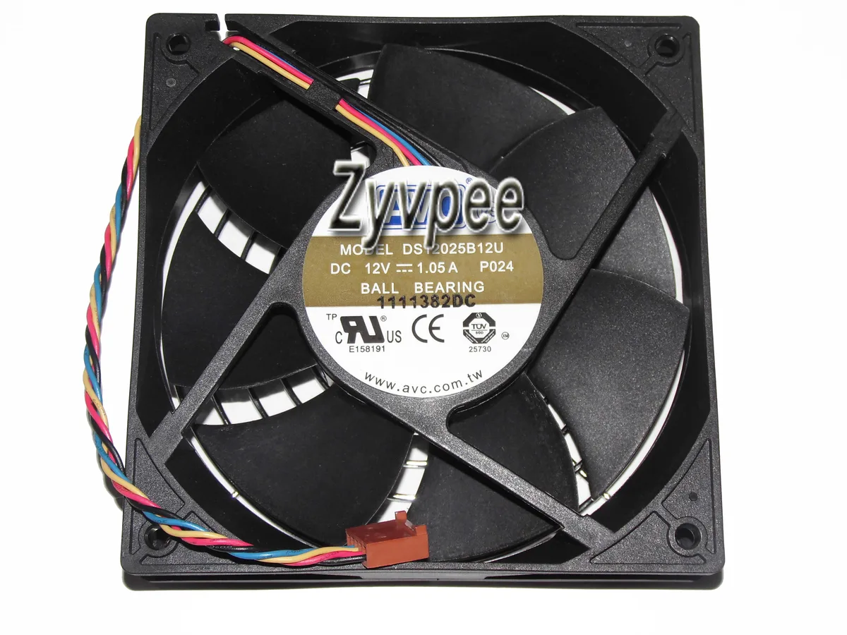 Zyvpee Zyvpee DS12025B12U P024 120mm 25mm 4 Pin case fan — product photo