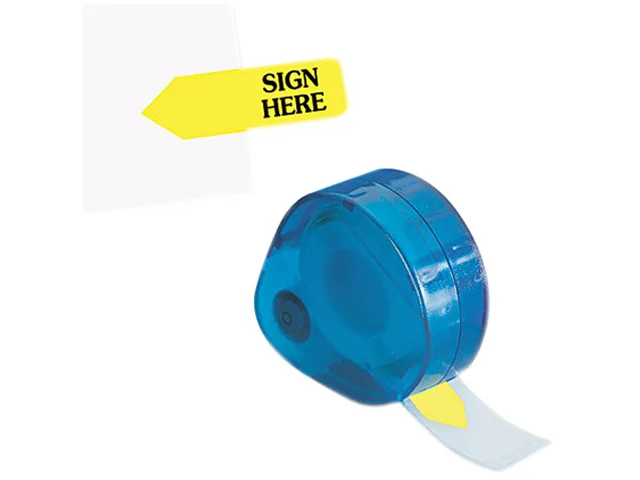 Redi-Tag Redi-Tag 81014 Arrow Message Page Flags "Sign Here" Yellow 120/Pack — product photo