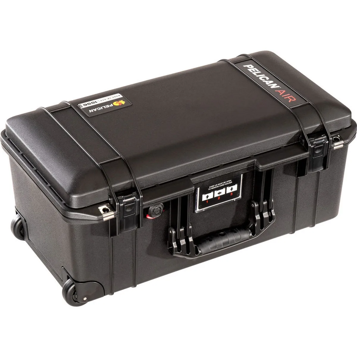 Pelican Products, Inc. Pelican Products, Inc. 1556 Air Wheeled Check-In Protector Case with Pick-N-Pluck Foam, Black — product photo