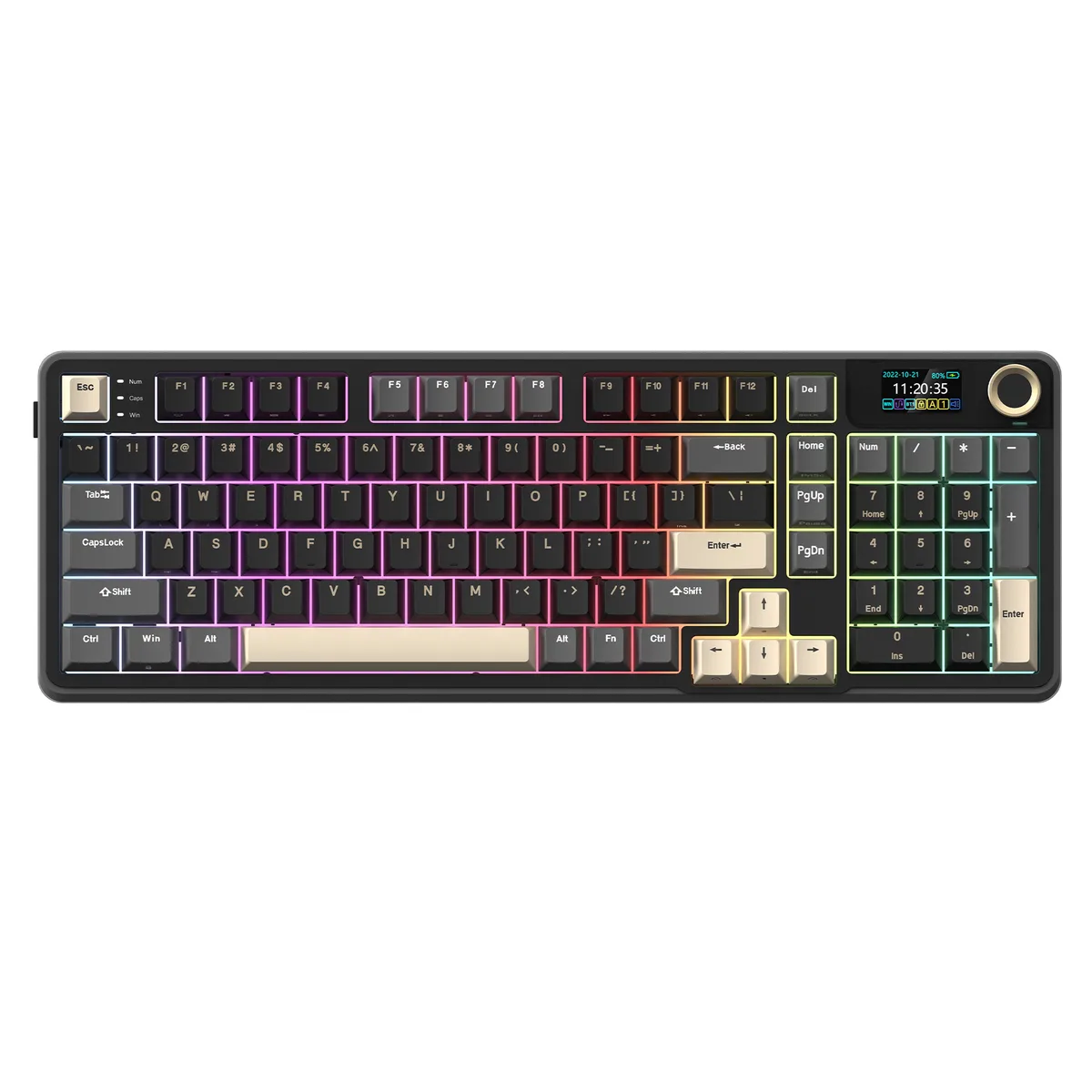 Rosewill Rosewill NEON S96 96% Wireless Mechanical Gaming Keyboard 98 Keys Red Switches PBT 3750mAh Black — product photo