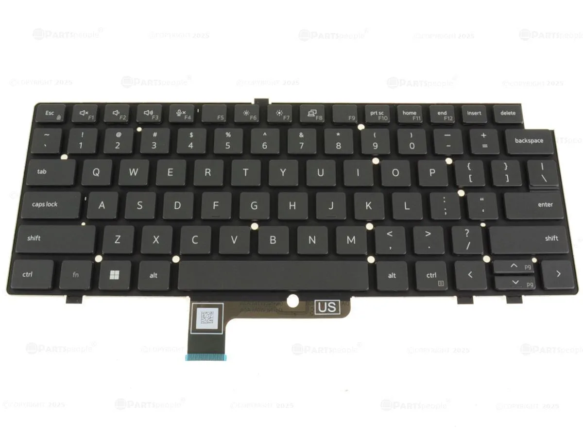 DELL DELL Latitude 7440 7640 Laptop Keyboard D0M6K Non-Backlit Replacement Part — product photo