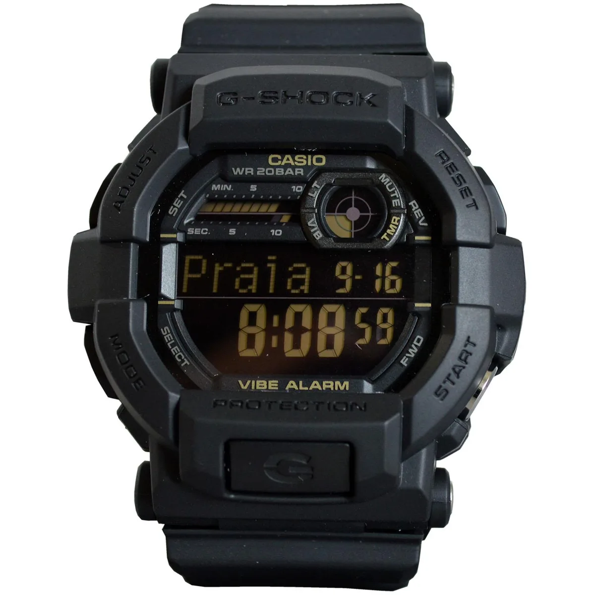 CASIO CASIO G-Shock GD-350-1BCR Black Resin Digital Watch — product photo