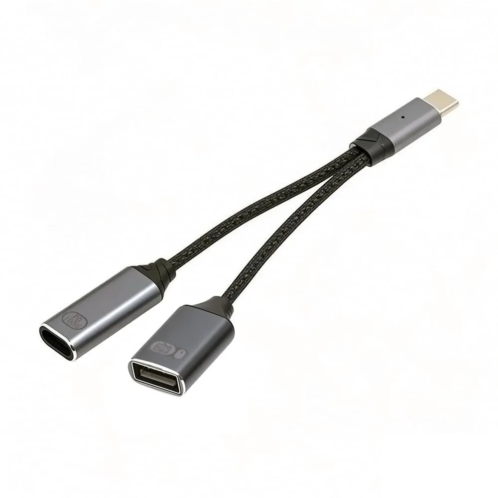 Fervit Fervit USB-C to USB 2.0 Type-A OTG 100W PD Cable — product photo