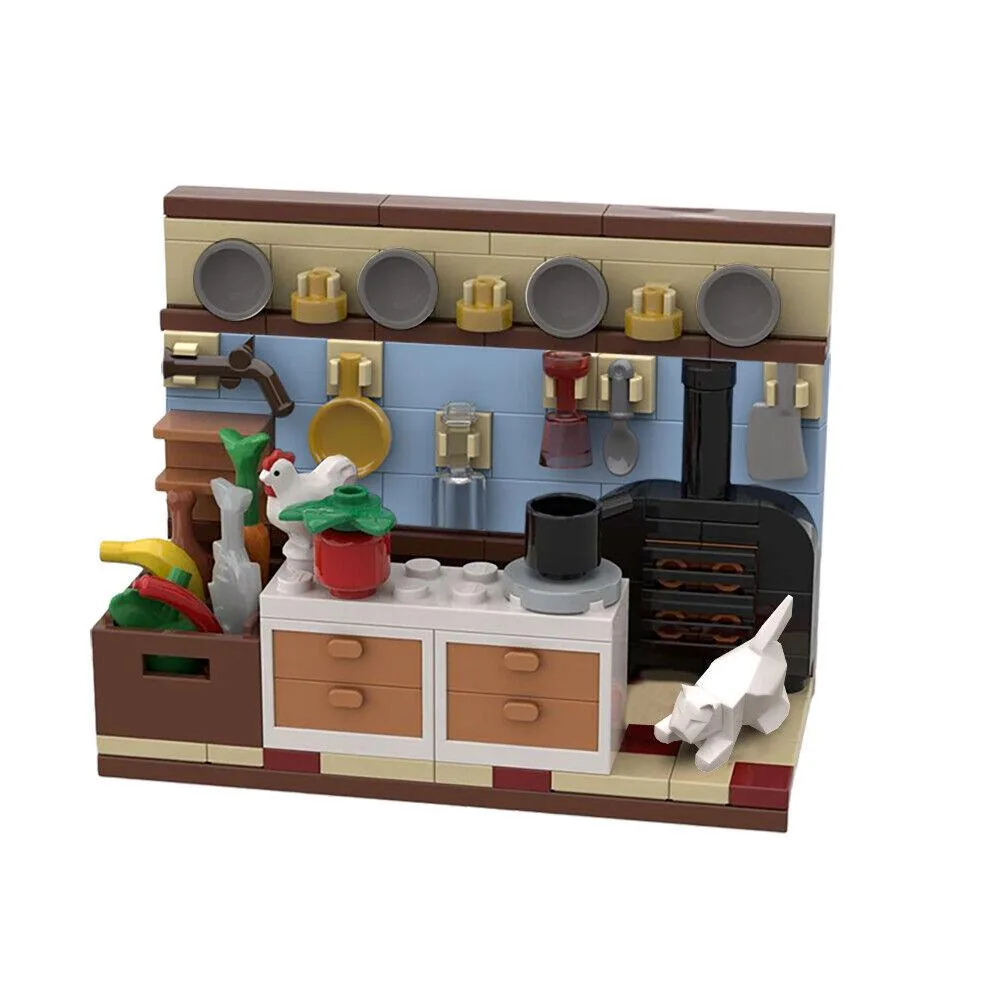 ZITIANYOUBUILD ZITIANYOUBUILD 143 Swedish Chef's Kitchen 143 Pieces 71033 Educational Building Kit — product photo