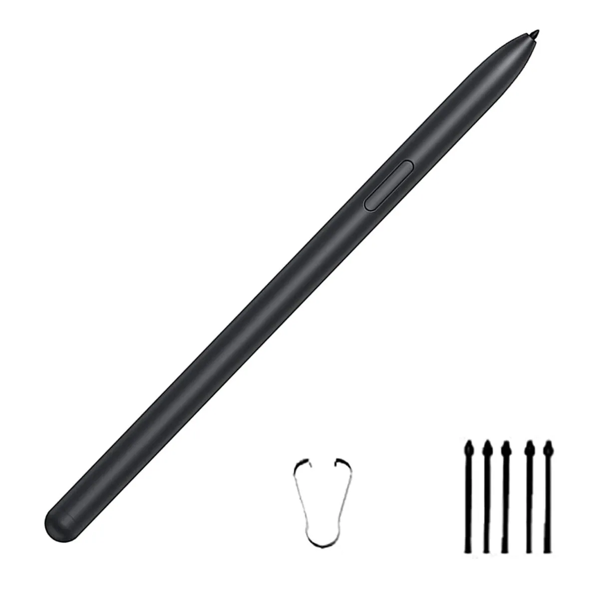 Dogxiong Mystic Black Stylus for Samsung Galaxy Tab S7 FE, 4096 pressure levels, 5 tips — product photo