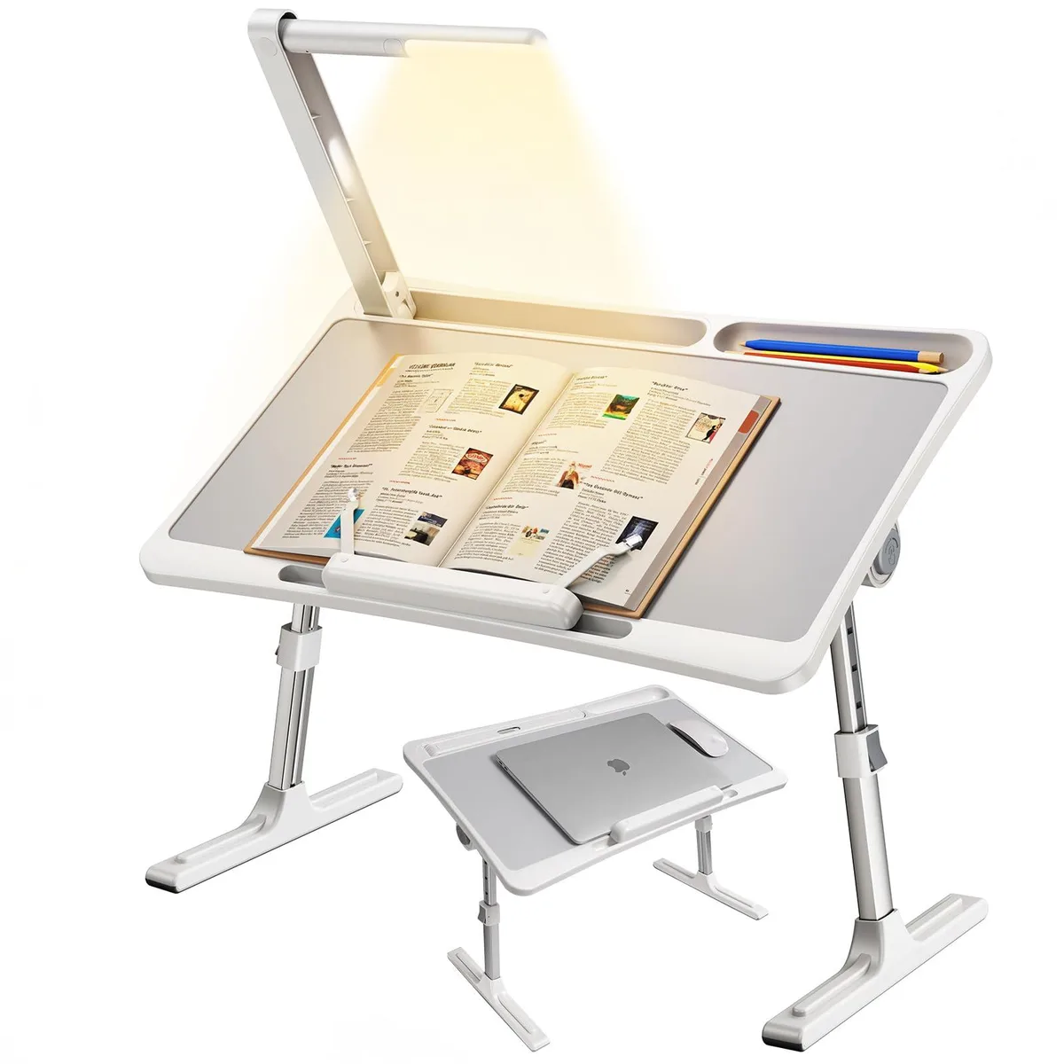 DNBeffulgent DNBeffulgent us-L28 with light new Portable Folding Table with LED Light White — product photo