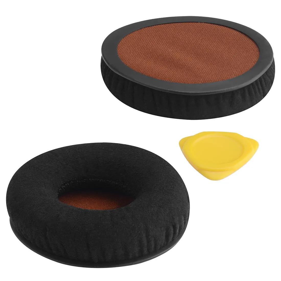 Geekria Geekria Comfort Velour Replacement Ear Pads for Sennheiser Momentum On-Ear (Black Velvet) — product photo