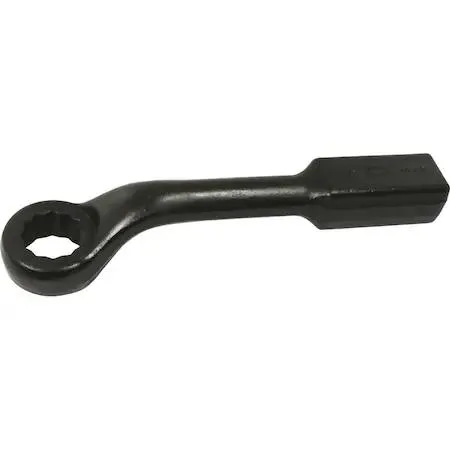 Gray Tools 66848 1-1/2 inch 12 point striking face box wrench with 45 degree offset head and black oxide finish