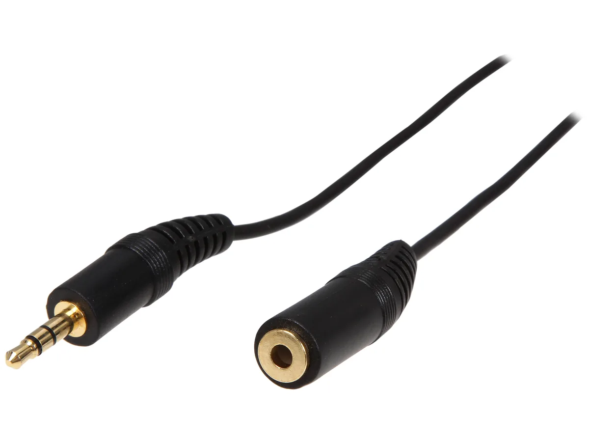 STARTECH STARTECH MU6MF 3.5mm Stereo Extension Cable 6 ft Male to Female — product photo
