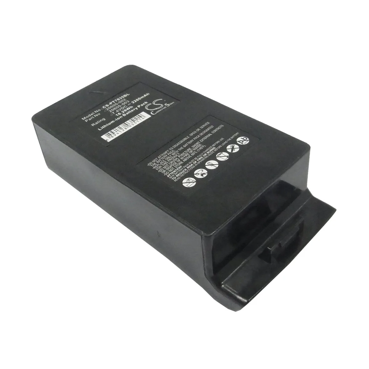Centenex Electronics Centenex Electronics DS-CS-PT7035BL barcode scanner battery Li-ion 2.2 Ah 7.4V 2200mAh black — product photo
