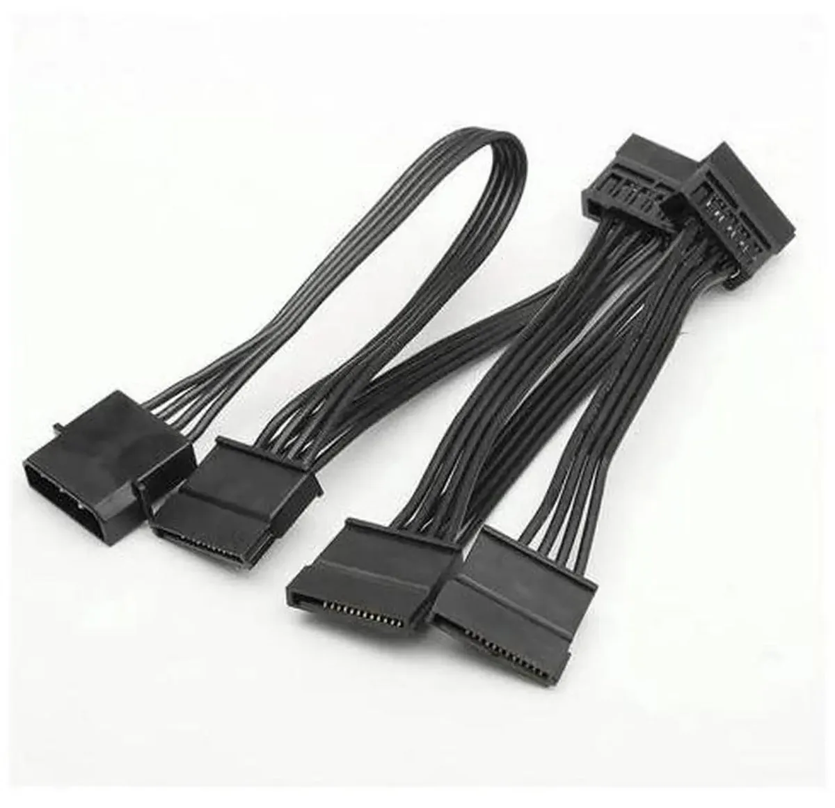 SMUGDESK SMUGDESK 4Pin Female IDE to 1 to 5 SATA Power Splitter Cable — product photo