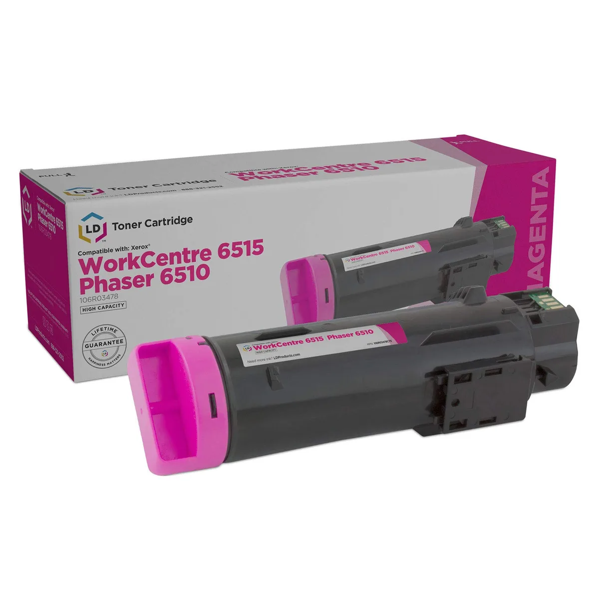 XEROX XEROX 106R03478 Magenta Toner Cartridge 2400 Pages — product photo