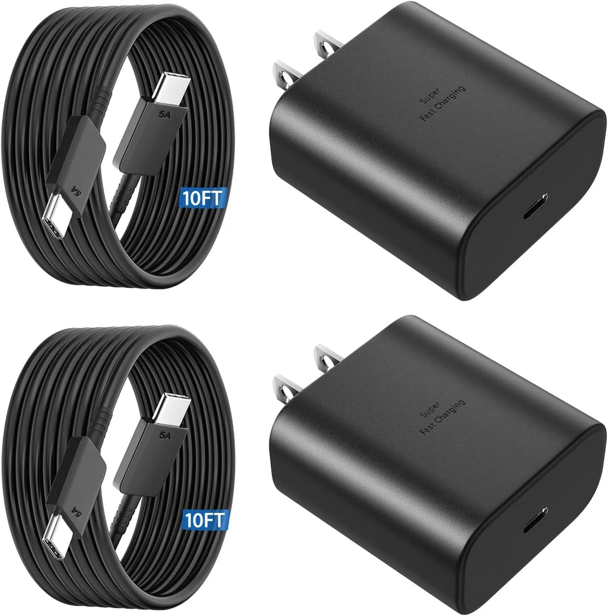 Clearasil Clearasil 45W USB-C Wall Charger with 10FT Cable — product photo