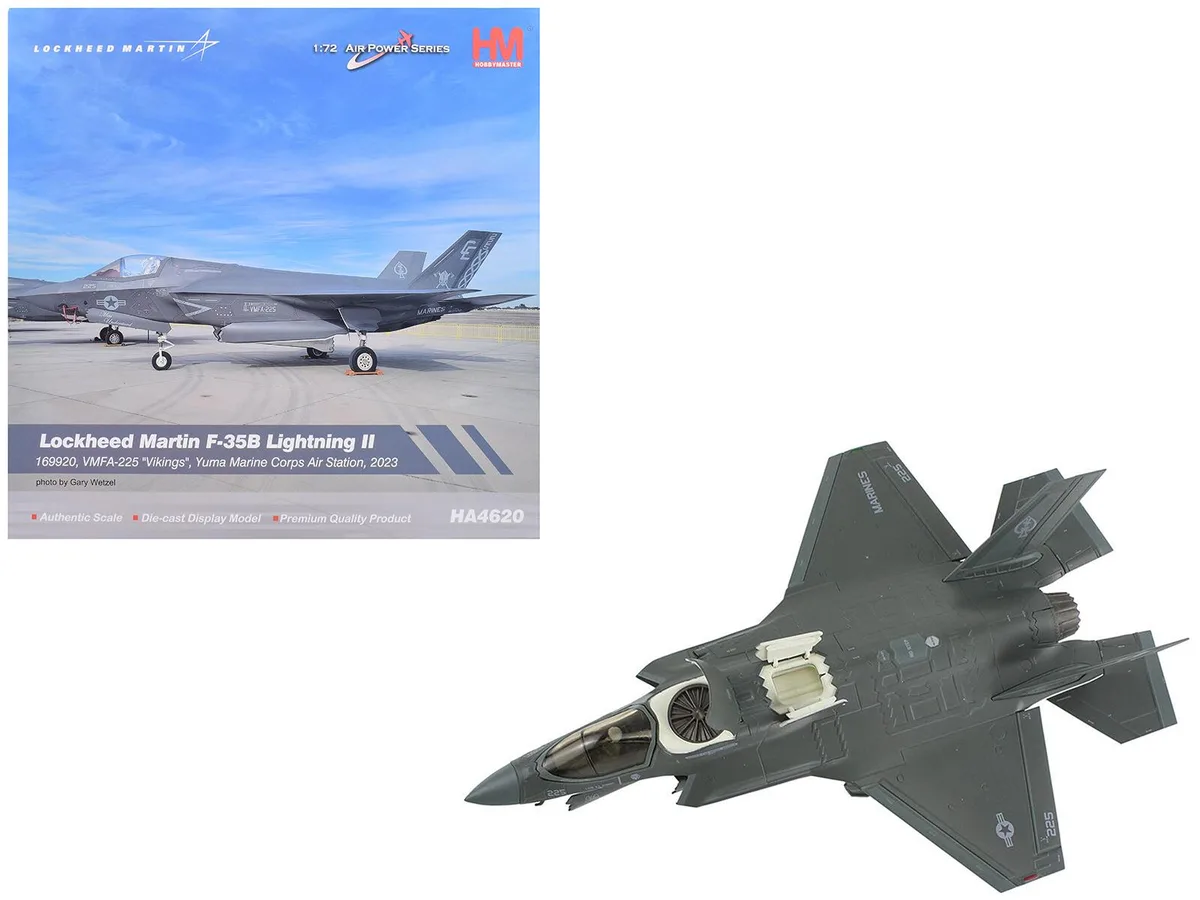 Hobby Master Hobby Master F-35B Lightning II VMFA-225 Vikings 1/72 Diecast — product photo