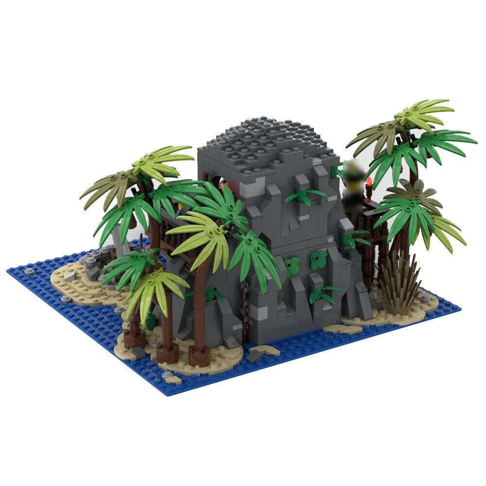 ZITIANYOUBUILD ZITIANYOUBUILD MOC-112573 Pirate Island Building Set 1157 Parts — product photo
