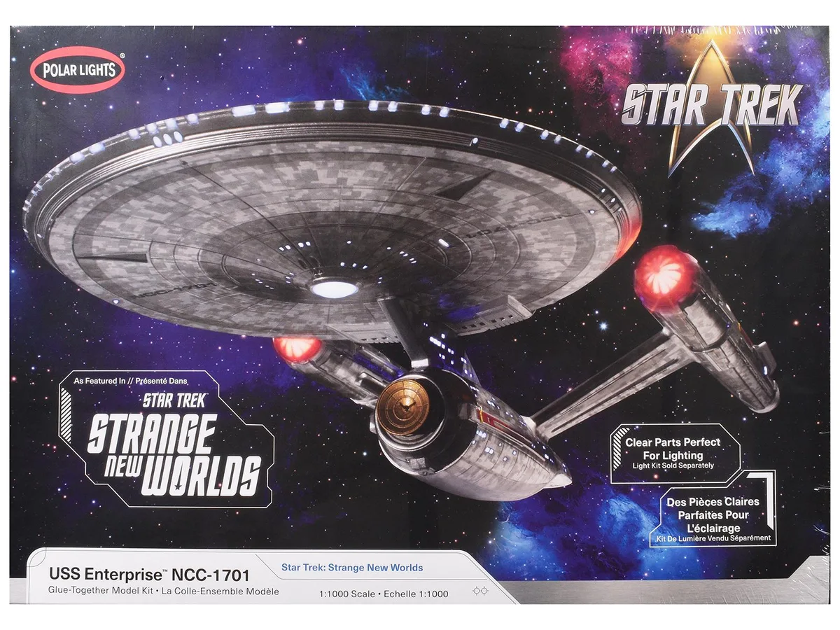 Polar Lights Polar Lights POL999M 1/1000 USS Enterprise NCC-1701 hobby collectible — product photo