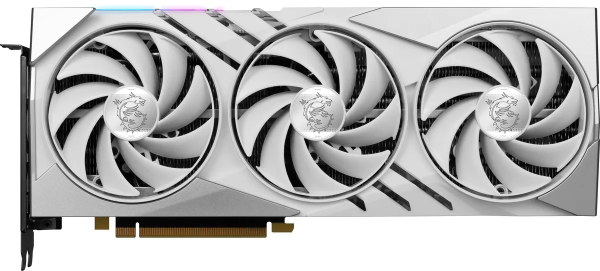 MSI MSI RTX 4070 Ti SUPER 16G GAMING X SLIM WHITE graphics card — product photo
