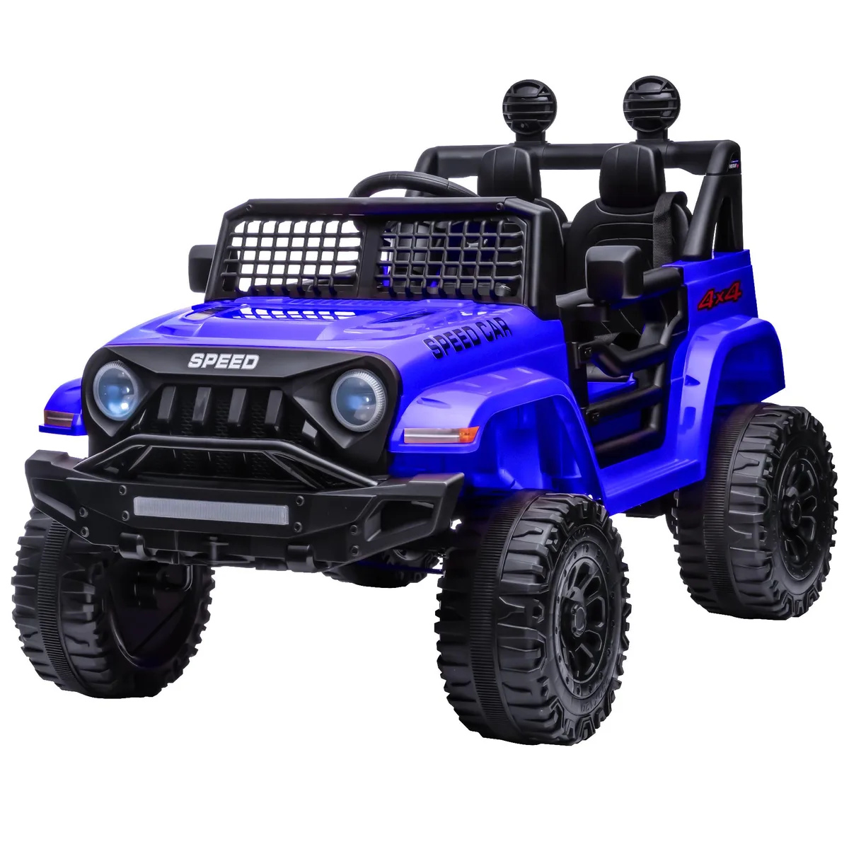 TCARAIWEN TCARAIWEN 12V Ride-on Jeep 2×55W Motors Blue — product photo