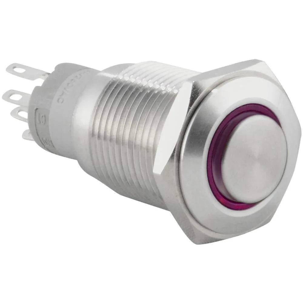 JacobsParts Inc. JacobsParts Inc. LTCH-K3-PUR 16mm IP67 250V 3A Purple LED Disconnect — product photo