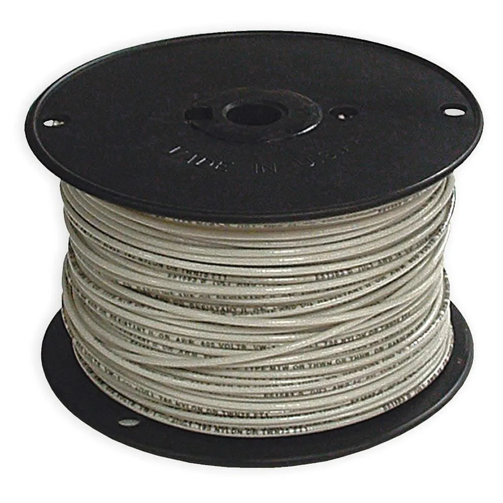 SOUTHWIRE COMPANY SOUTHWIRE COMPANY 22956701 THHN Building Wire 14 AWG White Stranded 500 ft — product photo